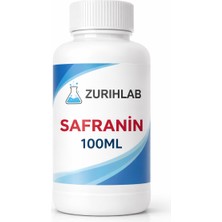 Kimya Studio ZURIHLAB Safranin 100 mL - Yüksek Kaliteli Laboratuvar Solüsyonu