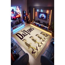 Reyhani  Daltonlar  Kaymaz Taban Makinede Yıkanabilir Gaming Oyuncu Gamer Genç Odası Halısı