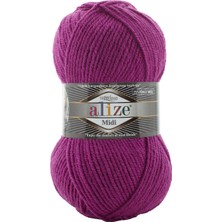 Alize Süperlana Midi (5 Adet) 209 Pembe Renk El Örgü Ipliği