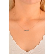 CEBECİ Cebeci 14 Ayar Sıra Taşlı Rose Altın Kolye