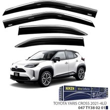 Niken Nıken 047TY380201 - Kromlu Cam Rüzgarlığı Toyota Yarıs Cross 2021- 4lü