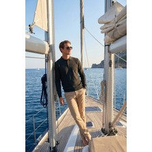 Buratti Pamuk Karışımlı Regular Fit Polo Yaka Kazak Erkek Kazak 456223