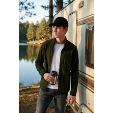 Buratti Slim Fit Fermuarlı Cepli Dik Yaka Soğuk Geçirmez Polar Hırka Erkek HIRKA 5906028