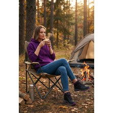 Lela Regular Fit Pamuklu Kapüşonlu Yaka Şardonlu Kışlık Sweat Kadın Sweat 5863854