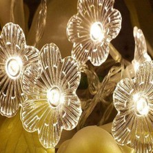 Popüler Sepet Çiçek Desenli 3.5 Metre USB LED Işık – 20 Led’li Dekoratif Ortam Aydınlatması