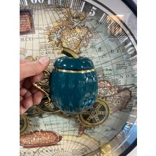 Elif Aksesuar Lvn Kabak Porselen Kapaklı Kupa