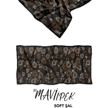 Mavi İpek Mavi Ipek Soft Pamuk Şal Desen 1 D1