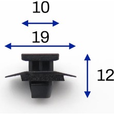 I'm Global Im Global Honda Çamurluk Klipsi 91513-T0A-A01 / 91513T0AA21- 5ADET