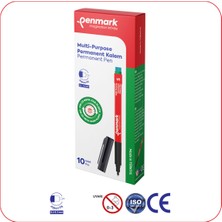 Penmark Asetat Kalemi S 10'lu Kutu Metal Plastik Cam Kalemi