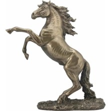 Veronese Şahlanan At Figürü Bronz Renk 32cm