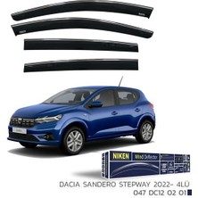 Niken Nıken 047DC120201 - Kromlu Cam Rüzgarlığı Dacıa Sandero Stepway 2022- 4lü