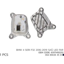 Niken Nıken 064BW283501 - Bmw 4 Serı F32 2016-2019 Sağ LED Modül 63117493232