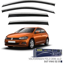Niken Nıken 047VW410201 - Kromlu Cam Rüzgarlığı Vw Polo 2018- 4lü