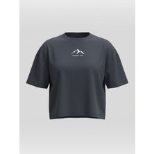 Broco Kadın Oversize Yumuşak Kumaş Anatolian Soul Crop T-Shirt