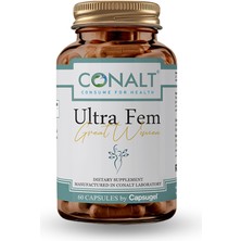 Conalt Ultra Fem - Kadınlar Için Multivitamin & Kore Ginsengi Içeren Premium Takviye (60 Kapsül)