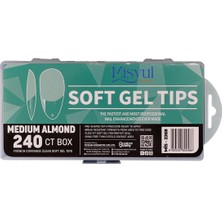 Misyul Soft Jel Tips Protez Tırnak Tips Uzatma Yeni Nesil 240 Adet