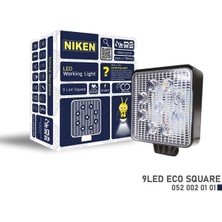 Niken Nıken 0520020101 - Calısma Lambası Eco 9 Ledli Kare