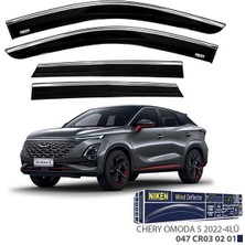 Niken Nıken 047CR030201 - Kromlu Cam Rüzgarlığı Chery Omoda 5 2022- 4lü