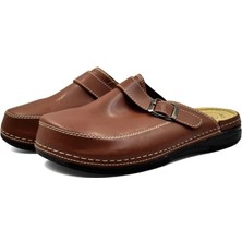 Tigerline Erkek Sabo Terlik- Taba - Konfor Destekli Yapı Şık Tasarım Yumuşak Taban Günlük Kullanıma Uygun