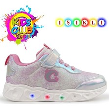 Çocuk Yuki Işıklı Ortopedik Taban Kız Çocuk Spor Ayakkabı