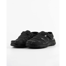 Dr. Klompa Erkek Sandalet - Siyah - Konfor Destekli Yapı Şık Tasarım Yumuşak Taban Günlük Kullanıma Uygun