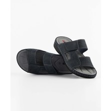 Dr. Klompa Erkek Terlik - Lacivert - Konfor Destekli Yapı Şık Tasarım Yumuşak Taban Günlük Kullanıma Uygun