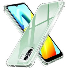 Kzy Xiaomi Redmi A2 Plus ile Uyumlu Kapak Kamera Korumalı Airbag Antishock Köşe Korumalı Şeffaf Silikon Kılıf