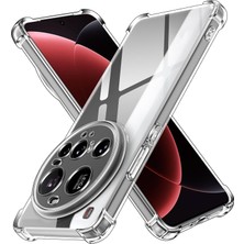 Kzy Xiaomi Mi 15 Ultra ile Uyumlu Kapak Kamera Korumalı Airbag Antishock Köşe Korumalı Şeffaf Silikon Kılıf