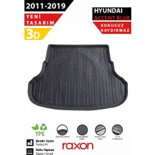 Raxon Hyundai Accent Blue Sd 2011-2019 Bagaj Havuzu – 3D Özel Kalıp | Su Geçirmez, Kaymaz