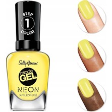 Sally Hansen Miracle Gel Neon Oje , Uv Lambasız Kalıcı Oje Dayanıklılığında 14.7 ml Lemon Drop Pop