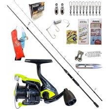 Oslo Okuma Wave Up 270CM 10-40GR Okuma Fin Chaser 40 Kıyı Spin Olta Takımı Seti