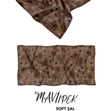 Mavi İpek Mavi Ipek Soft Pamuk Şal Desen 1 D7