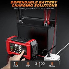 Azurtech 12V15AMP Yaz/kış Modlu LCD Li Akü Sarj Cihazı