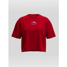 Broco Kadın Oversize Yumuşak Kumaş Anatolian Soul Crop T-Shirt