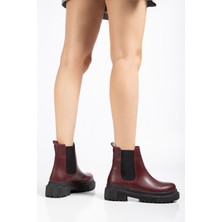 Arda Bayan Bot 812-2137 Bordo Lastikli Günlük Kadın Bot