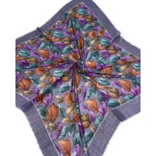Soft İpek Soft Ipek Desenli Flamlı Eşarp