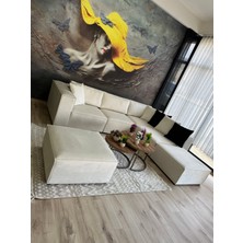 Erduran Mobilya Angelo 6 Modül Bayb Face 01 Sırt Minderli