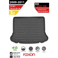Raxon Kıa Ceed Sw 2009–2011 Uyumlu 3D Bagaj Havuzu | Su Geçirmez, Kaymaz, Yüksek Kenarlı