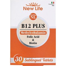 New Life B12 Plus Methylcobalamin 30 Dilaltı Tablet
