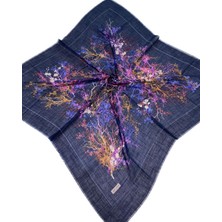 Soft İpek Soft Ipek Desenli Flamlı Eşarp