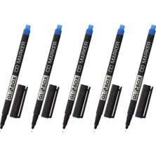 Globox CD Kalemi S 5 Adet Asetat Kalem Mavi