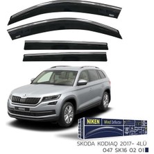 Niken Nıken 047SK160201 - Kromlu Cam Rüzgarlığı Skoda Kodıaq 2017- 4lü
