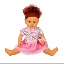 Sunman Lila Sesli ve Saçlı Et Bebek 60 cm – Konuşan Oyuncak Bebek