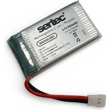 Sertec 852540 3.7V 650MAH 25C Li-Polymer Pil Soketli (1s Devreli)