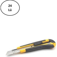 Mas 2750 Kauçuk Gövdeli Maket Bıçağı Büyük 24'lü