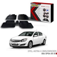 Niken Nıken 006OP040501 - 3D Paspas Opel Astra H 2005-2009-2015