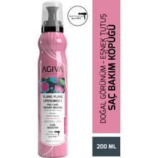 Agiva Ylang Ylang Liposom C Onarıcı Saç Bakım Köpüğü 200 ml Doğal Malzeme ile Etkili Bakım