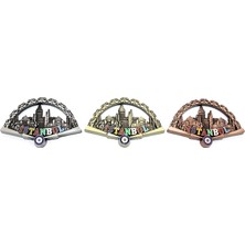 Gülcenin Dükkanı Istanbul Temalı Metal Magnet Model 2
