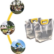Gülcenin Dükkanı Dayanıklı Plastik Içecek Çantası 1 Litre