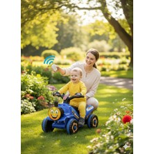 UJ Toys Thomas Kumandalı Akülü Tren Kumandalı   Atv 2-4 Yaş Çocuklar Için